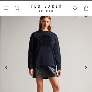 Flower graphic sweat